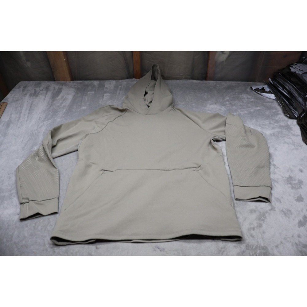 Lululemon Sweatshirt Men Large Gray Stronger As One Hoodie Athletic Pullover